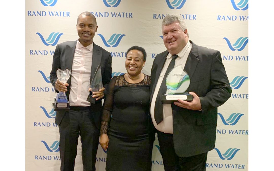 JW SCOOPS THREE AWARDS AT THE RAND WATER FORUM AWARDS